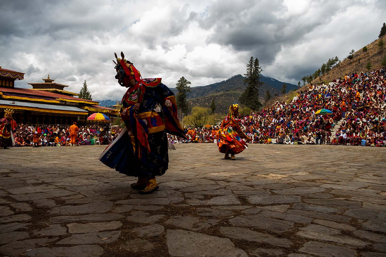 Ngawang Rai photography of the Bhutan Paro Tshechu Mask Dance 2024.